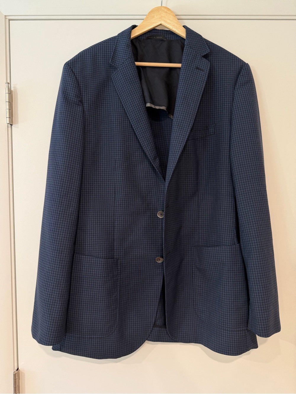 Hugo Boss • Blue Checkered Blazer